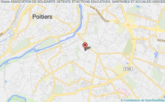 plan association Association De Solidarite Detente Et Actions Educatives, Sanitaires Et Sociales (assodeac) Poitiers