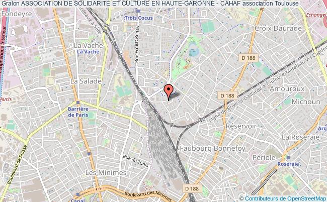 plan association Association De SolidaritÉ Et Culture En Haute-garonne - Cahaf Toulouse