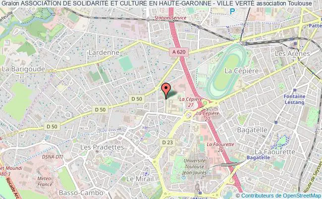 plan association Association De SolidaritÉ Et Culture En Haute-garonne - Ville Verte Toulouse