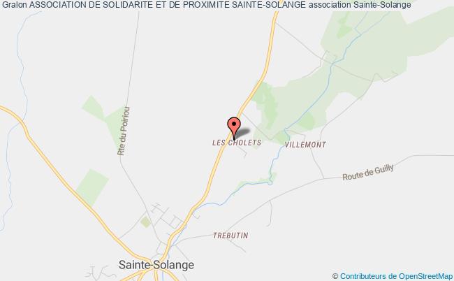 plan association Association De Solidarite Et De Proximite Sainte-solange Sainte-Solange