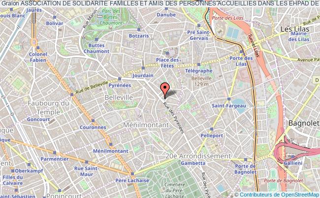 plan association Association De Solidarite Familles Et Amis Des Personnes Accueillies Dans Les Ehpad De La Ville De Paris - Asfapade Vdp Paris