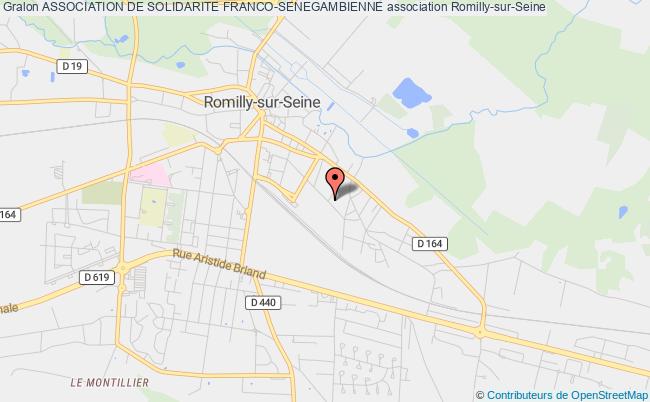 plan association Association De Solidarite Franco-senegambienne Romilly-sur-Seine