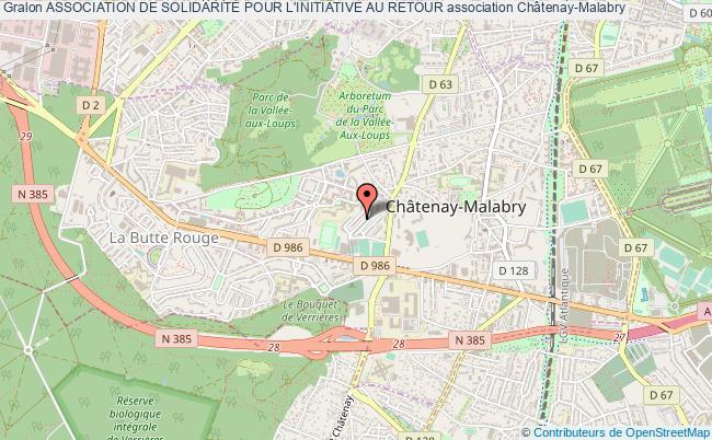 plan association Association De SolidaritÉ Pour L'initiative Au Retour Châtenay-Malabry