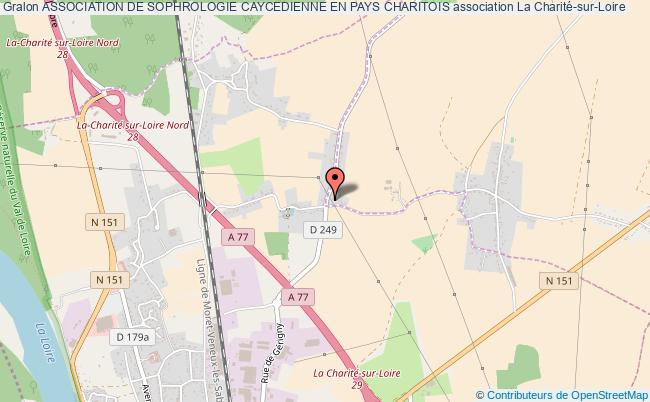 plan association Association De Sophrologie Caycedienne En Pays Charitois La Charité-sur-Loire