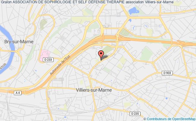 plan association Association De Sophrologie Et Self DÉfense ThÉrapie Villiers-sur-Marne