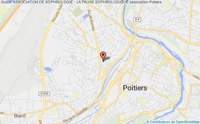 plan association Association De Sophrologie - La Pause Sophrologique Poitiers