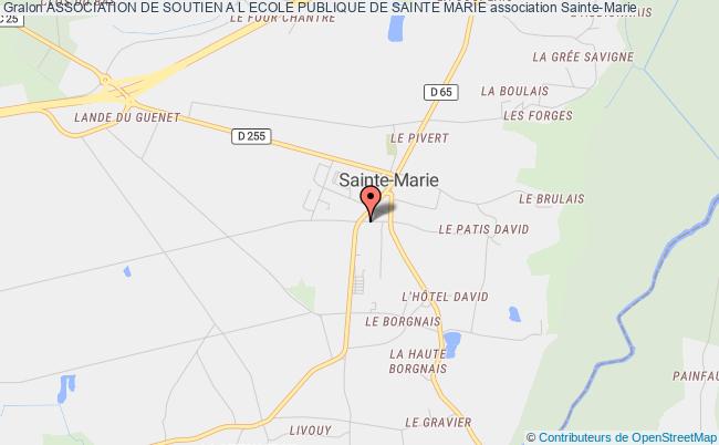 plan association Association De Soutien A L Ecole Publique De Sainte Marie Sainte-Marie