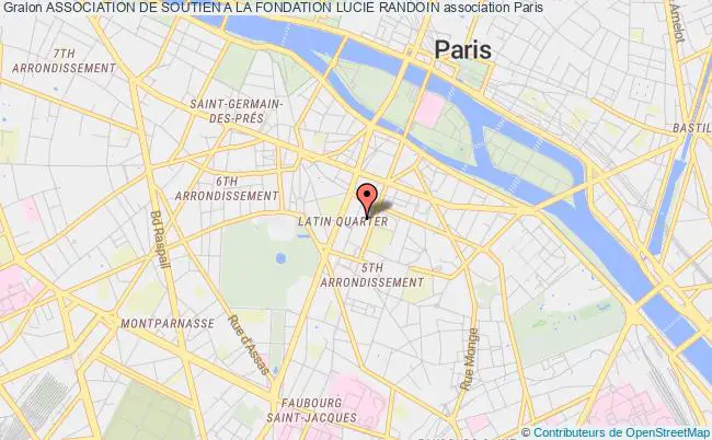 plan association Association De Soutien A La Fondation Lucie Randoin PARIS