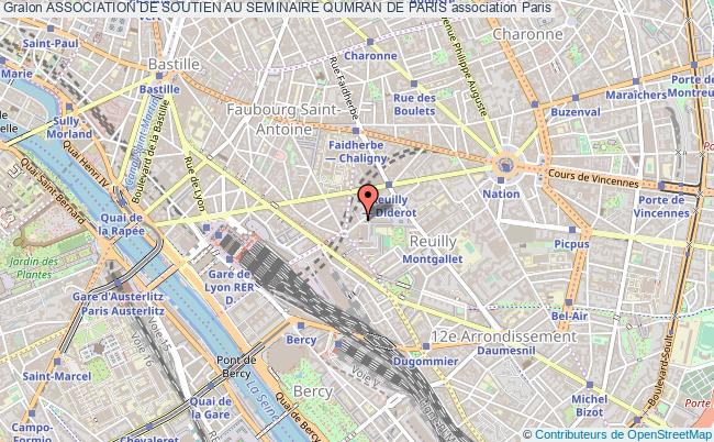 plan association Association De Soutien Au Seminaire Qumran De Paris Paris