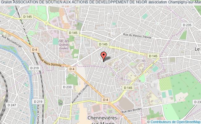 plan association Association De Soutien Aux Actions De Developpement De Ngor Champigny-sur-Marne