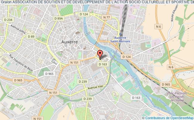 plan association Association De Soutien Et De Developpement De L'action Socio Culturelle Et Sportive De La Maison D'arret D'auxerre Auxerre