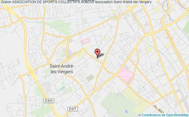 plan association Association De Sports Collectifs Aubois Saint-André-les-Vergers