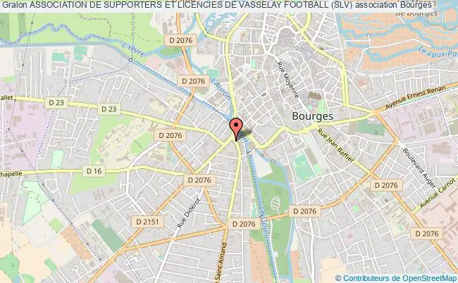 plan association Association De Supporters Et Licencies De Vasselay Football (slv) Bourges