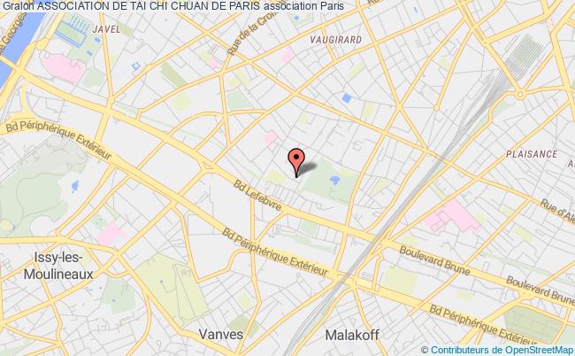 plan association Association De Tai Chi Chuan De Paris Paris