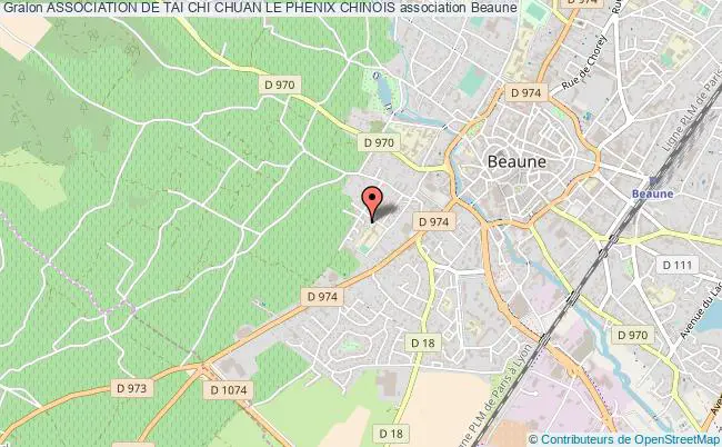 plan association Association De Tai Chi Chuan Le Phenix Chinois Beaune