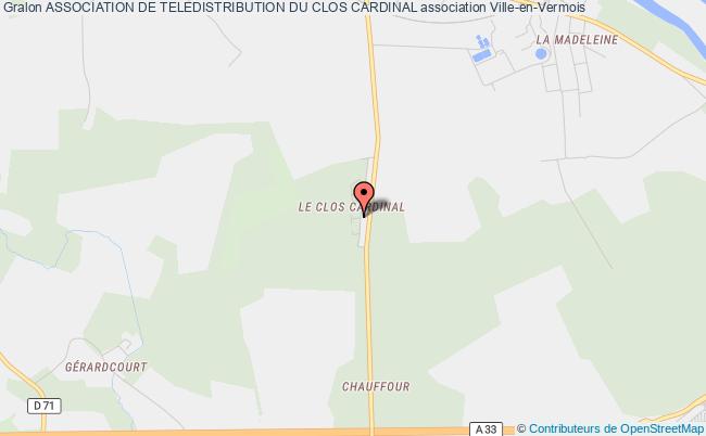 plan association Association De Teledistribution Du Clos Cardinal Ville-en-Vermois