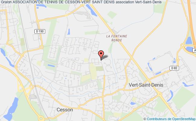 plan association Association De Tennis De Cesson-vert Saint Denis Vert-Saint-Denis