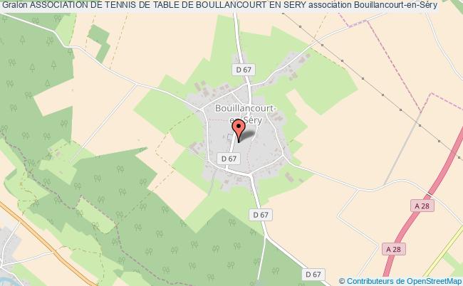 ASSOCIATION DE TENNIS DE TABLE DE BOULLANCOURT EN SERY