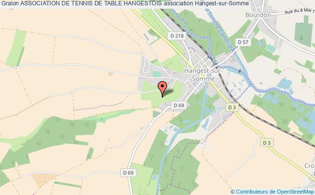 plan association Association De Tennis De Table Hangestois Hangest-sur-Somme