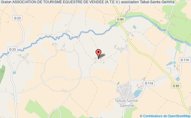 plan association Association De Tourisme Equestre De Vendee (a.t.e.v.) Tallud-Sainte-Gemme