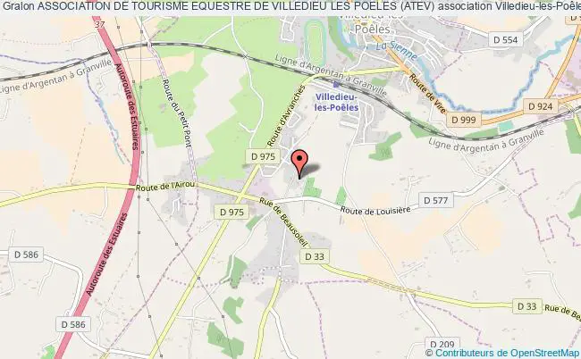 plan association Association De Tourisme Equestre De Villedieu Les Poeles (atev) Villedieu-les-Poêles