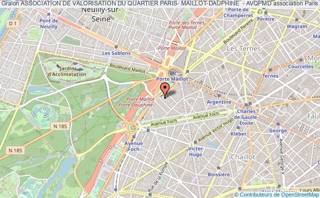 plan association Association De Valorisation Du Quartier Paris- Maillot-dauphine  - Avqpmd Paris
