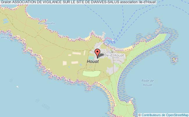 plan association Association De Vigilance Sur Le Site De Dianves-salus Île-d'Houat