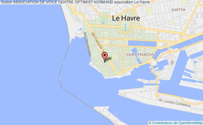 plan association Association De Voile Centre Optimist Normand Havre