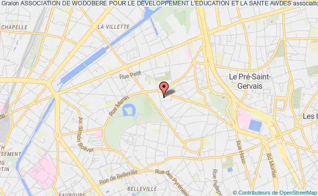 plan association Association De Wodobere Pour Le Developpement L'education Et La Sante Awdes Paris