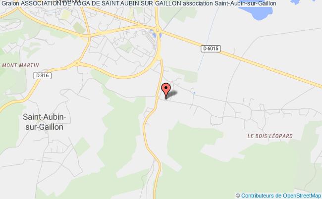 plan association Association De Yoga De Saint Aubin Sur Gaillon Saint-Aubin-sur-Gaillon
