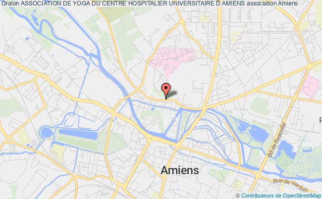 plan association Association De Yoga Du Centre Hospitalier Universitaire D Amiens Amiens