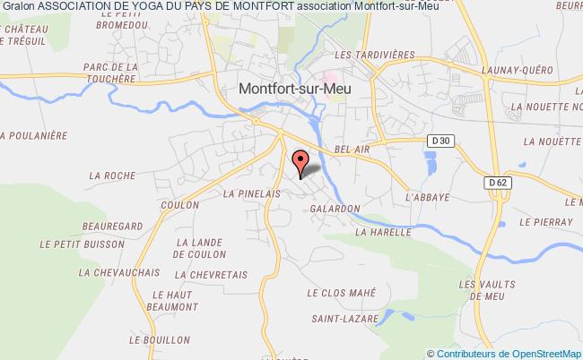 plan association Association De Yoga Du Pays De Montfort Montfort-sur-Meu