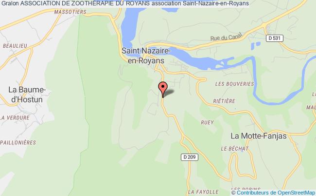 plan association Association De ZoothÉrapie Du Royans Saint-Nazaire-en-Royans