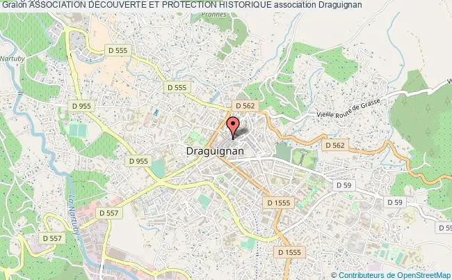 plan association Association Decouverte Et Protection Historique Draguignan