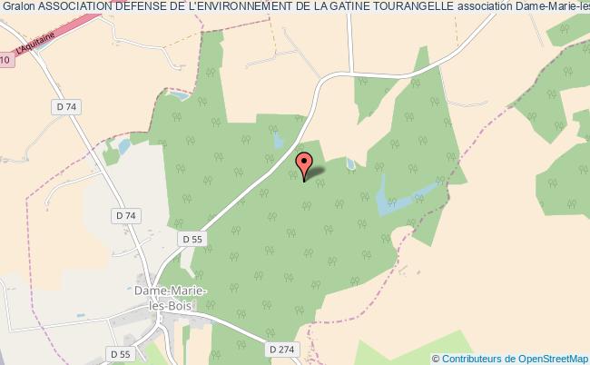 plan association Association Defense De L'environnement De La Gatine Tourangelle Dame-Marie-les-Bois