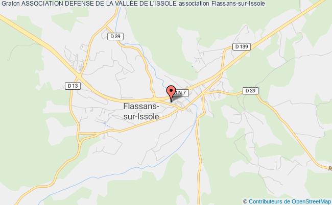 plan association Association Defense De La VallÉe De L'issole Flassans-sur-Issole