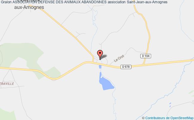 plan association Association Defense Des Animaux Abandonnes Saint-Jean-aux-Amognes