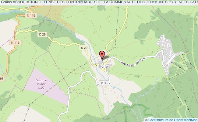 plan association Association Defense Des Contribuables De La Communaute Des Communes Pyrenees Catalanes Eyne