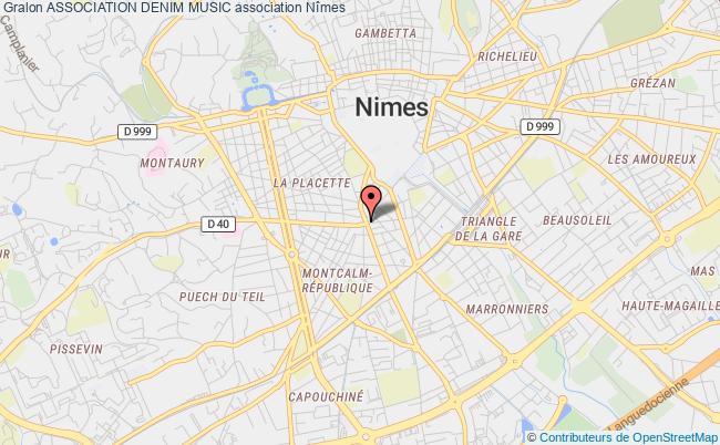 plan association Association Denim Music Nîmes
