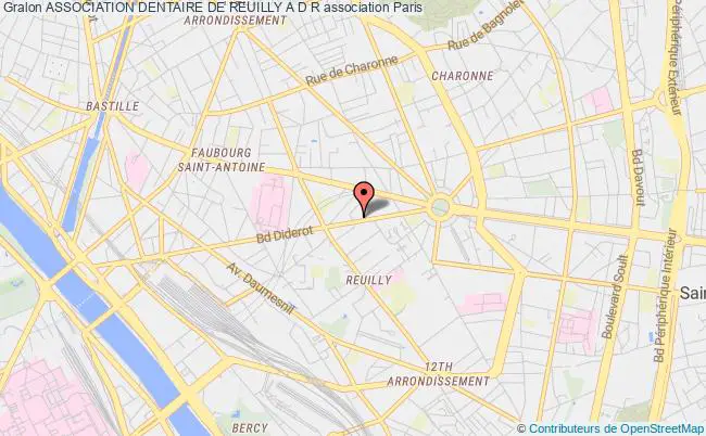 plan association Association Dentaire De Reuilly A D R Paris