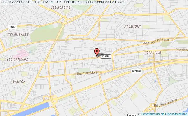 plan association Association Dentaire Des Yvelines (ady) Havre