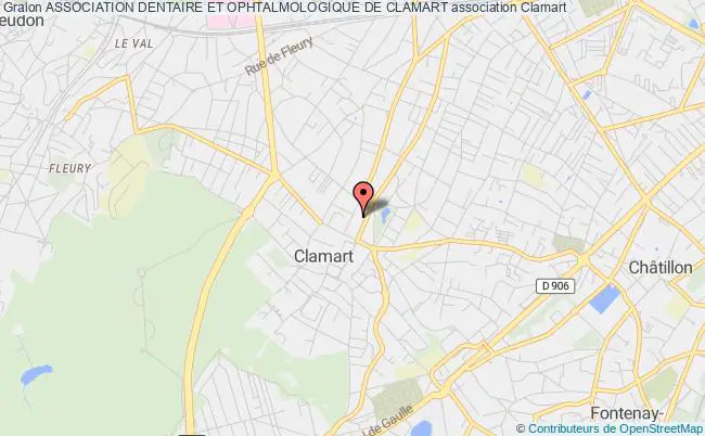 plan association Association Dentaire Et Ophtalmologique De Clamart Clamart
