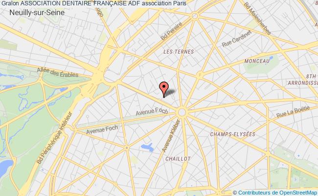 plan association Association Dentaire FranÇaise Adf Paris