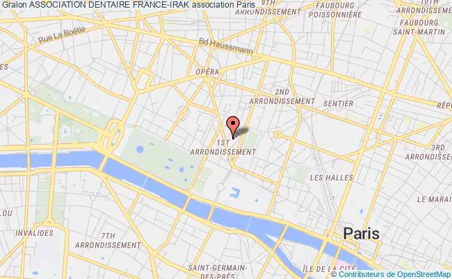 plan association Association Dentaire France-irak Paris