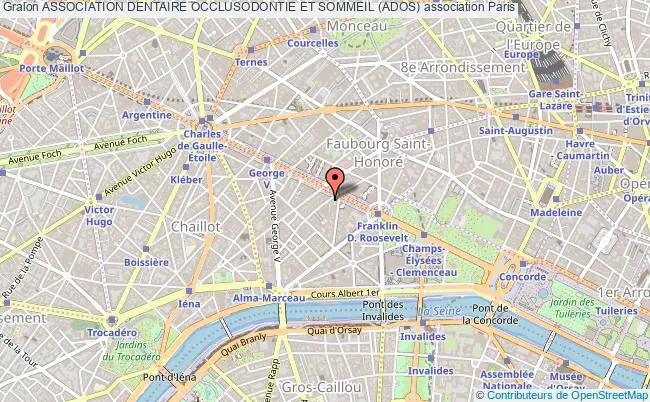 plan association Association Dentaire Occlusodontie Et Sommeil (ados) PARIS