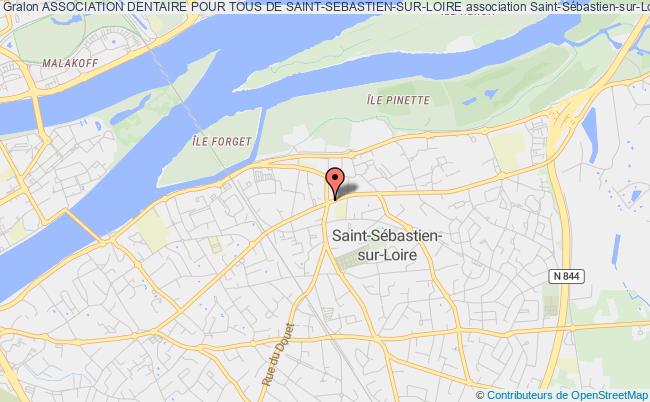 plan association Association Dentaire Pour Tous De Saint-sebastien-sur-loire Saint-Sébastien-sur-Loire