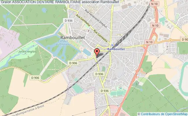 plan association Association Dentaire Rambolitaine Rambouillet