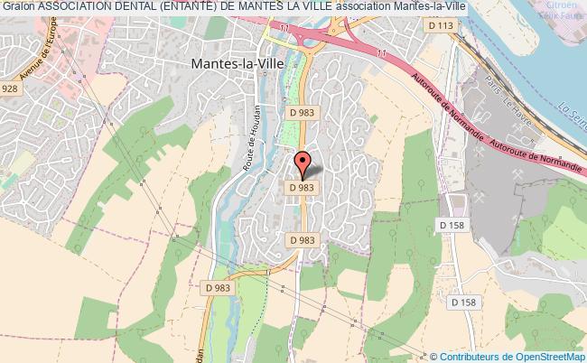 plan association Association Dental (entante) De Mantes La Ville Mantes-la-Ville