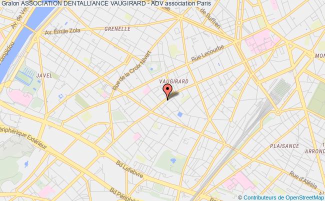 plan association Association Dentalliance Vaugirard - Adv Paris 15e