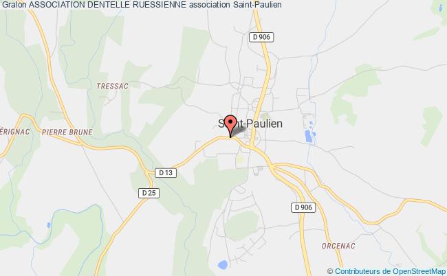plan association Association Dentelle Ruessienne Saint-Paulien